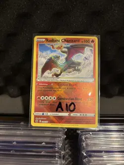 Pokemon Sword & Shield Crown Zenith Radiant Charizard 020/159 NM A10 - Image 1