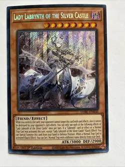 * LADY LABRYNTH OF THE SILVER CASTLE * 1ST EDITION SECRET RARE DABL-EN030 YUGIOH - Image 1