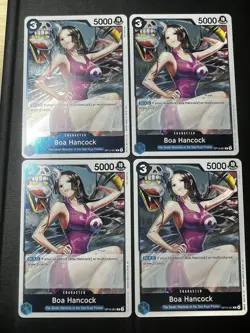 OP13-051 Boa Hancock x4 Pack One Piece Card Game English - Image 1