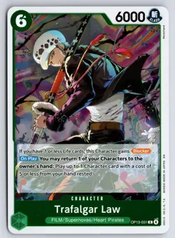 Trafalgar Law #OP13-031 Carrying On His Will Foil One Piece - Image 1