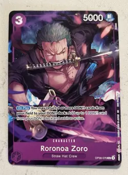 One Piece: Welcome Pack Vol. 2 OP09-076 Roronoa Zoro Promo - Image 1