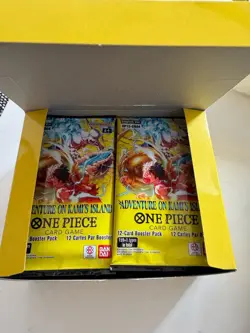 One Piece TCG OP-15 Adventure on Kami's Island Booster Box 24x Packs OPENED - Image 3