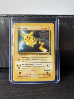 Pokemon Pikachu Card WB Movie Promo, WOTC Stamped - Image 1