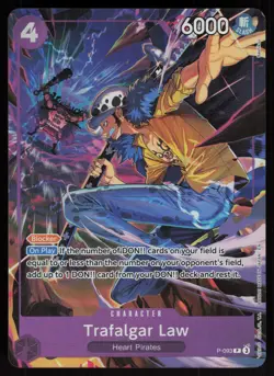 One Piece Promotion Cards #P-093 Trafalgar Law (Illustration Box Vol.6) - Image 1