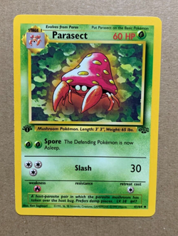 1st Edition Parasect 41/64 Jungle Set - Uncommon Pokemon Card - NM/Mint - Image 1