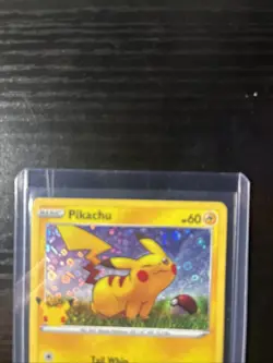 Pokemon TCG Pikachu SWSH039 Sword & Shield Holo Black Star Promo Card - Image 2