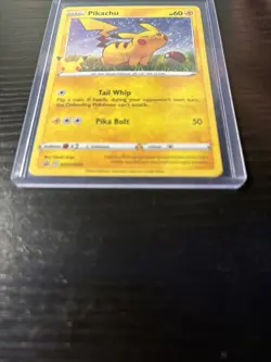 Pokemon TCG Pikachu SWSH039 Sword & Shield Holo Black Star Promo Card - Image 3