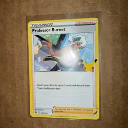 Professor Burnett Pokemon TCG Celebrations Card Promo SWSH167 - Image 3