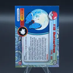 Butterfree - #12 - Topps (Black Logo) - Series 1 - Pokemon Card - Image 2