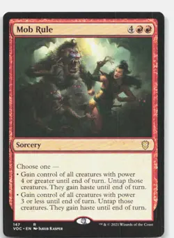 Mob Rule *Regular* VOC 147 NM - Image 1
