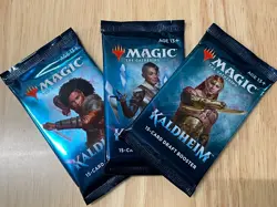 MTG 3 Packs Sealed Draft Booster Lot - Kaldheim - Magic: The Gathering KHM - Image 1