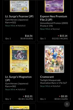 English + Vintage Japanese Pokemon Cards Lot Dark Slowbro, Espeon, Fearow, Etc. - Image 4