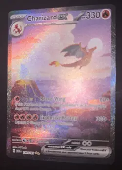 Pokemon Charizard ex Special Illustration Rare 199/165 SV151 Holo EX - Image 3