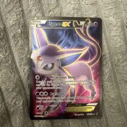 Espeon EX ⭐ 117/122 Holo Rare Ultra BREAKpoint 2016 Pokemon NM/LP - Image 4