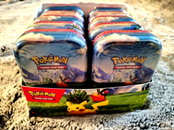 Pokemon Ascended Hero’s Mini Tin Display 10 tins sealed - Image 1