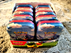 Pokemon Ascended Hero’s Mini Tin Display 10 tins sealed - Image 2