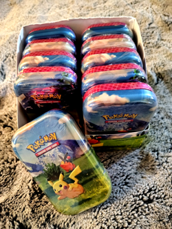 Pokemon Ascended Hero’s Mini Tin Display 10 tins sealed - Image 4