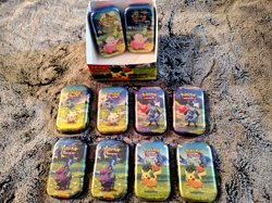 Pokemon Ascended Hero’s Mini Tin Display 10 tins sealed - Image 5