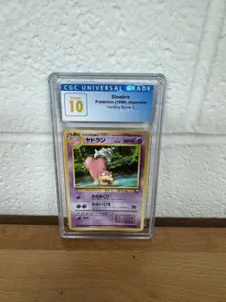 CGC Pristine 10 Gem 1998 Pokemon Japanese Vending Series III 3 Slowbro No. 080 - Image 1