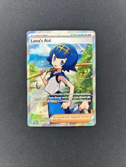 Pokemon Lana's Aid 207/167 Sv06 Twilight Masquerade Ultra Rare Full Art Holo - Image 1