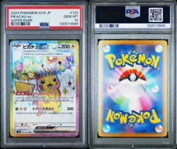 PSA 10 Pikachu EX SR 122/106 Super Electric Breaker 2024 Japanese Pokemon - Image 3