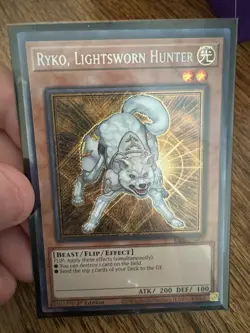 Ryko, Lightsworn Hunter RA02-EN003 Secret Rare Card Yugioh English NM - Image 1