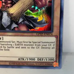 Gigantes - GFTP-EN074 Ultra Rare 1st Edition LP Yugioh TCG - Image 4