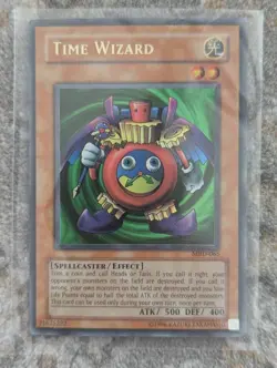 Yugioh TCG: Time Wizard MRD-E065 Unlimited Holo - Image 1