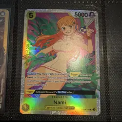 Namco Nami Two Legends OP08-106 Character Super Rare Foil Holo 5000 5 - Image 1