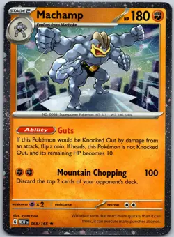 Machamp 068/165 Cosmos Holo Rare Misc. Cards & Products NM - Image 1