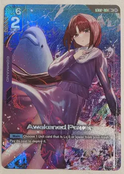 Awakened Power Alternate Art Foil - GD02-110 - R+ NM - Gundam TCG Card Game - Image 1