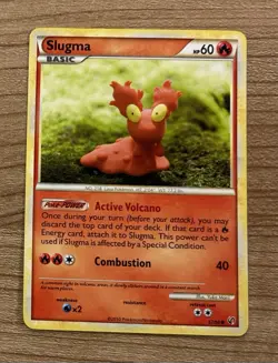 Slugma 67/90 Common Undaunted Basic Lava 2010 HP 60 English Pokemon TCG Card - Image 1