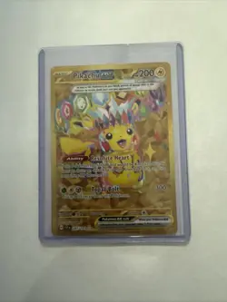 Pokemon Pikachu EX Full Art Holo Pokemon Card 247/191 200 HP 300 Attack - Image 1