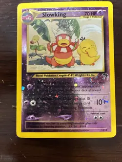 Pokemon TCG Slowking Reverse Holo Card Southern Islands Collection 14/18 - Image 1
