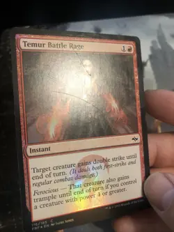 1x Foil Temur Battle Rage Fate Reforged LP MTG Magic the Gathering x1 MKE - Image 3