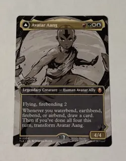 MTG Avatar Aang / Aang, Master Of Elements TLA (Borderless) LP - Image 1