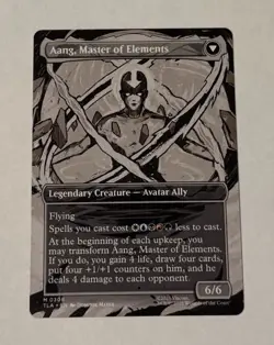 MTG Avatar Aang / Aang, Master Of Elements TLA (Borderless) LP - Image 2