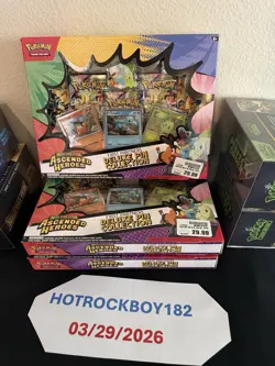 Pokemon Mega Evolution Ascended Heroes Deluxe Pin Collection Kit First Partners - Image 1