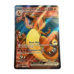 Charizard EX 183/165 Full Art Secret Rare Pokemon Card SV151 NM - Image 1