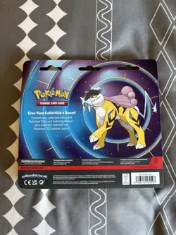 Pokemon Mega Evolution Phantasma Flame Booster Pack 2x Raikou Promo Card - Image 2