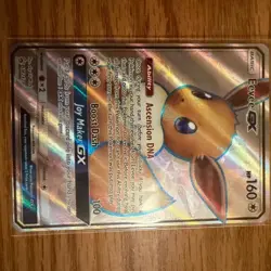 Eevee GX - SM242 Black Star Promo Full Art Pokemon - NM/MINT - Image 1