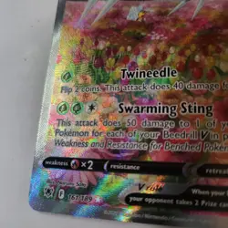 Pokemon TCG Holo BEEDRILL V 161/189 ALTERNATE F Art (Astral Radiance) ULTRA RARE - Image 3