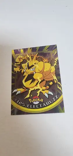 2000 Topps Pokemon Series 3 Foil #125 Electabuzz TV Animation 1st Edition - Image 1