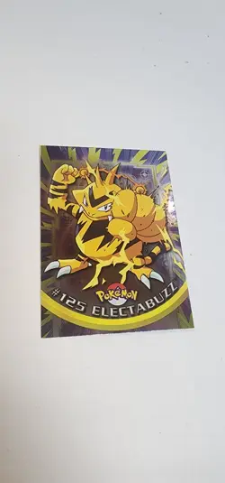 2000 Topps Pokemon Series 3 Foil #125 Electabuzz TV Animation 1st Edition - Image 2