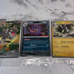 Pokemon Perfect Order Promo Lot of 3!! GENGAR STAMPED, LUXRAY STAMPED, ETB PROMO - Image 1