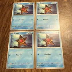 Pokemon Playset - Staryu 020/088 - Perfect Order NM Playset x4 - Image 1