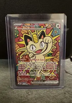 Meowth ex 121/088 ENGLISH Special Illustration Rare - Perfect Order SIR Pokemon - Image 2