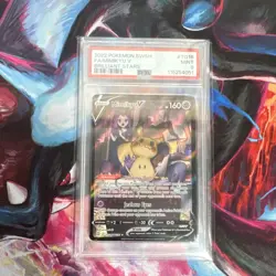 Pokemon Mimikyu V Ultra Rare Full Art Holo TG16 Brilliant Stars PSA 9 - Image 1