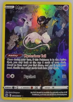 Mew GG10/GG70 Pokemon Crown Zenith: Galarian Gallery Holo LP (3 of 3) - Image 1