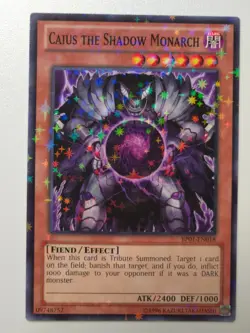 Yugioh! Caius the Shadow Monarch - BP01-EN018 - Rare - 1st Edition NM - Image 1